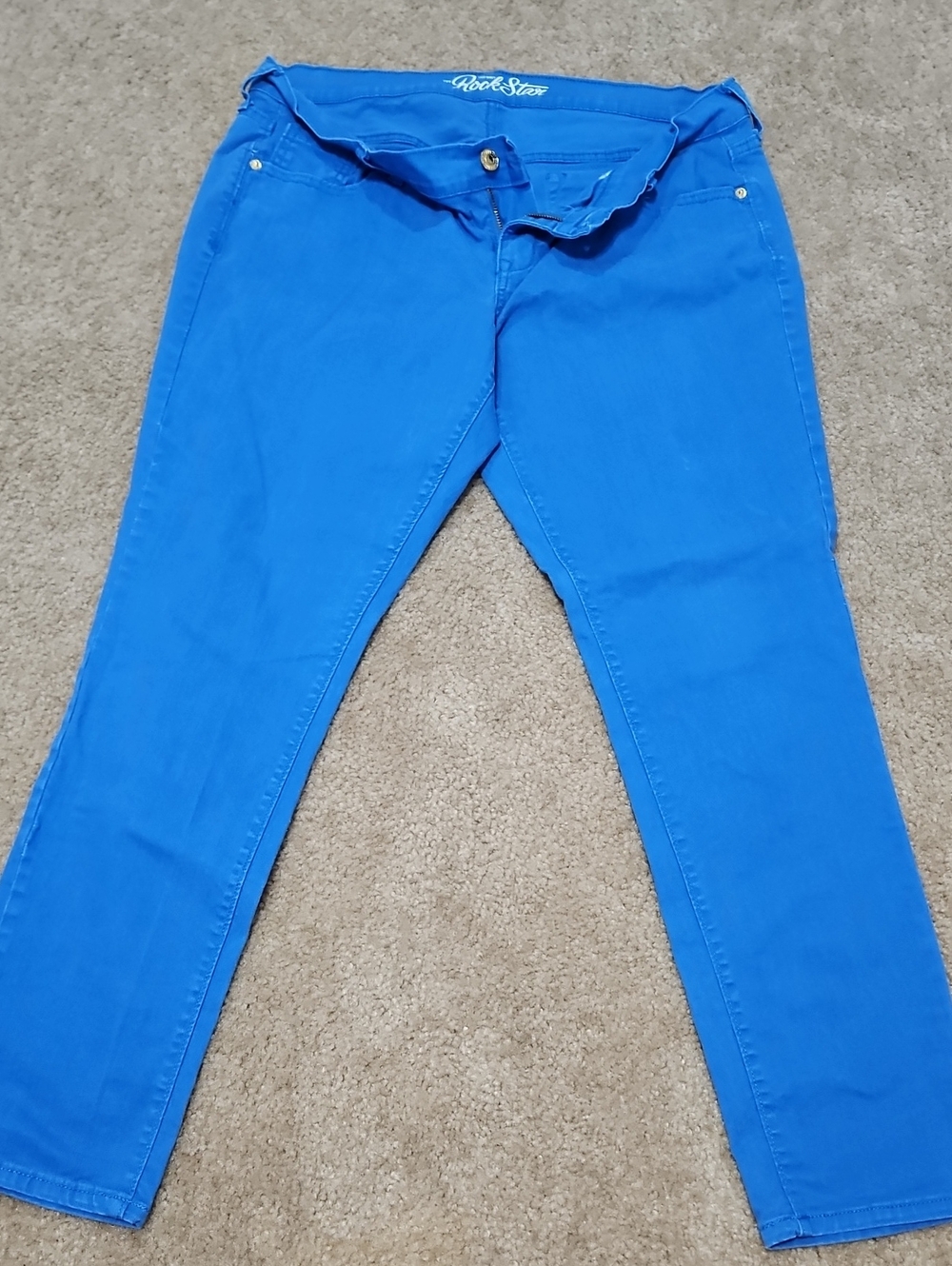 Old Navy Electric Blue Rockstar Skinny Jeans. 14R